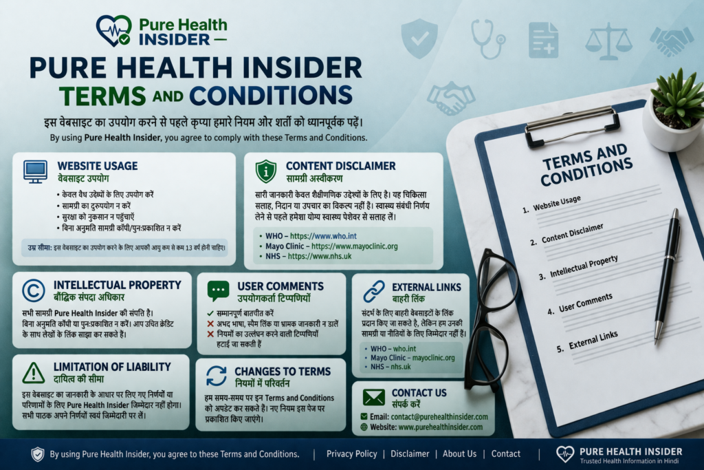 Pure Health Insider Terms and Conditions